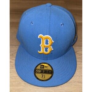 New Era Men's NCAA UCLA Bruins True Blue 59Fifty Fitted Baseball Cap Size 7 3/8